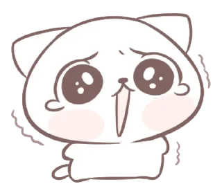 Sticker from Marshmallow Puppies: kitty! @HOWTOBEBITCH