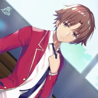 Sticker from Ayanokouji Kiyotaka @sticker_anime_boy
