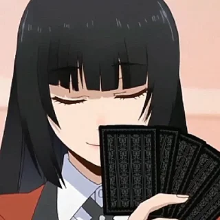 ♣️ emoji Yumeko Jabami - @BlossomLand @wNezukoKamado Telegram sticker 17 of 80