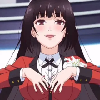 ♣️ emoji Yumeko Jabami - @BlossomLand @wNezukoKamado Telegram sticker 22 of 80