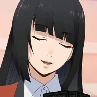 ♣️ emoji Yumeko Jabami - @BlossomLand @wNezukoKamado Telegram sticker 16 of 80