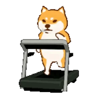 Sticker from 運動柴犬 vol2_kal
