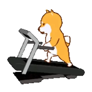 Sticker from 運動柴犬 vol2_kal