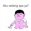 Sticker from Aku sedang