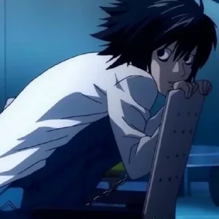 Sticker from L lawliet - @animestickersid