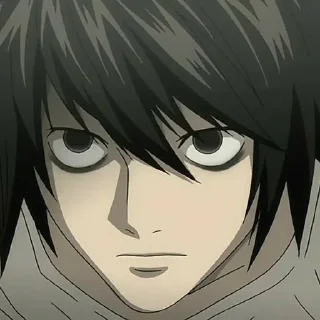 Sticker from L lawliet - @animestickersid