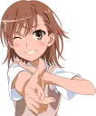 Sticker from Misaka Mikoto