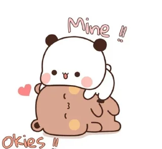❤️ emoji Bear & Panda By @about_cute_shincha0 .s kang pack 1 Telegram sticker 15 of 120