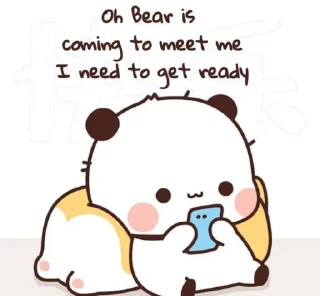 ❤️ emoji Bear & Panda By @about_cute_shincha0 .s kang pack 1 Telegram sticker 24 of 120