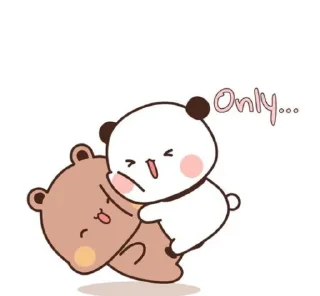 ❤️ emoji Bear & Panda By @about_cute_shincha0 .s kang pack 1 Telegram sticker 14 of 120