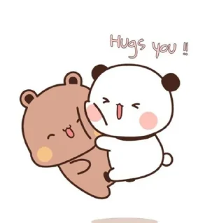 🤗 emoji Bear & Panda By @about_cute_shincha0 .s kang pack 1 Telegram sticker 11 of 120