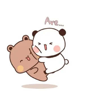 ❤️ emoji Bear & Panda By @about_cute_shincha0 .s kang pack 1 Telegram sticker 13 of 120