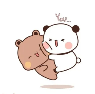 ❤️ emoji Bear & Panda By @about_cute_shincha0 .s kang pack 1 Telegram sticker 12 of 120