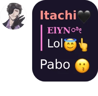 🖤 emoji Itachi🖤's Telegram sticker 9 of 104