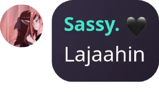 ♊ emoji Sassy 🖤's Pack (@Shinobu_robot) Telegram sticker 11 of 33