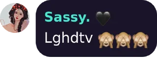 👀 emoji Sassy 🖤's Pack (@Shinobu_robot) Telegram sticker 22 of 33