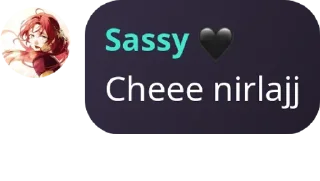 🍗 emoji Sassy 🖤's Pack (@Shinobu_robot) Telegram sticker 2 of 33