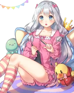Sticker from Sagiri Izumi @AnimeStickersIndo