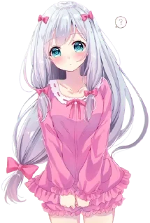 Sticker from Sagiri Izumi @AnimeStickersIndo