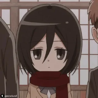 Sticker from Mikasa Ackerman