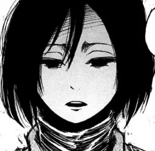 Sticker from Mikasa Ackerman.