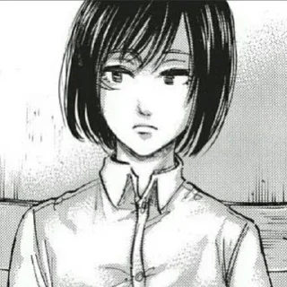 Sticker from Mikasa Ackerman.