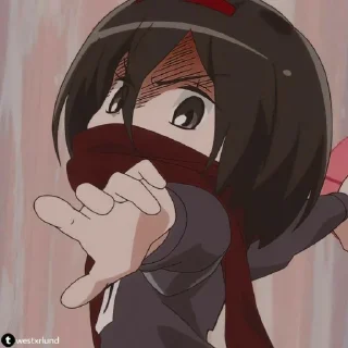 Sticker from Mikasa Ackerman