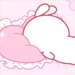 🍥 emoji cute bunny ⋆ Ꮺ ָ࣪ ۰ @seanptraa Telegram sticker 10 of 50