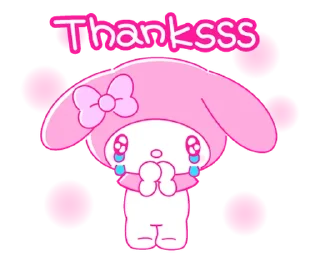 Sticker from My Melody PINK! PINK! @deazzle
