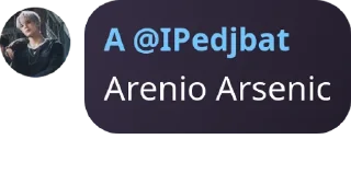 Sticker from A