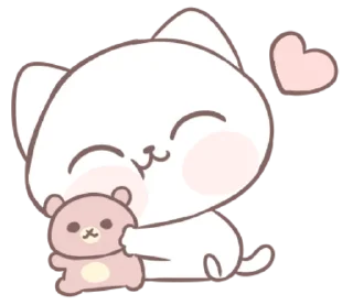 Sticker from Marshmallow Puppies: Kitty! 2 @LineStickerss