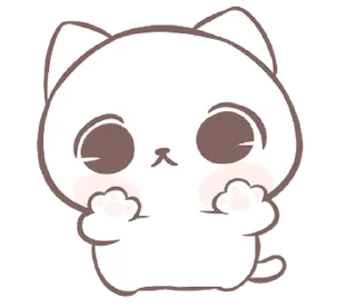 Sticker from Marshmallow Puppies kitty @moe_sticker_bot
