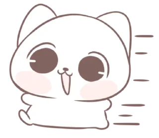 🐱 emoji Marshmallow Puppies: Kitty! 2 @LineStickerss Telegram sticker 10 of 40