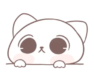 🐱 emoji Marshmallow Puppies: Kitty! 2 @LineStickerss Telegram sticker 7 of 40
