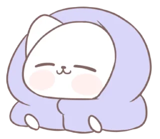 Sticker from Marshmallow Puppies: Kitty! 2 @LineStickerss