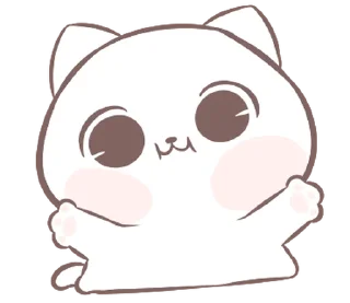 Sticker from Marshmallow Puppies kitty @moe_sticker_bot