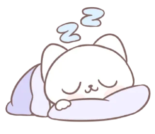 🐱 emoji Marshmallow Puppies: Kitty! 2 @LineStickerss Telegram sticker 23 of 40