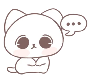 🐱 emoji Marshmallow Puppies: Kitty! 2 @LineStickerss Telegram sticker 9 of 40