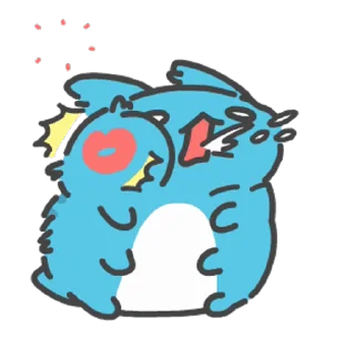 Sticker from 貓貓蟲咖波 愛的鞭策