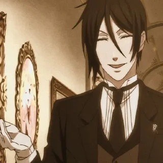 ⚜ emoji Sebastian Michaelis Telegram sticker 17 of 60