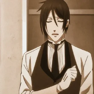 ⚜ emoji Sebastian Michaelis Telegram sticker 12 of 60