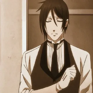 ⚜ emoji Sebastian Michaelis Telegram sticker 13 of 60