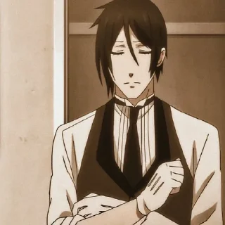⚜ emoji Sebastian Michaelis Telegram sticker 11 of 60