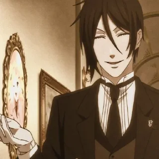 ⚜ emoji Sebastian Michaelis Telegram sticker 16 of 60