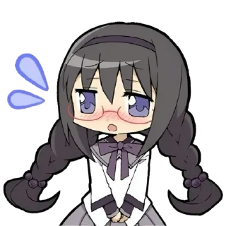 😥 emoji Madoka Magica @skdneux Telegram sticker 10 of 110