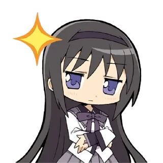 😎 emoji Madoka Magica @skdneux Telegram sticker 12 of 110