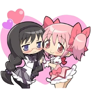 ❤ emoji Madoka Magica @skdneux Telegram sticker 9 of 110
