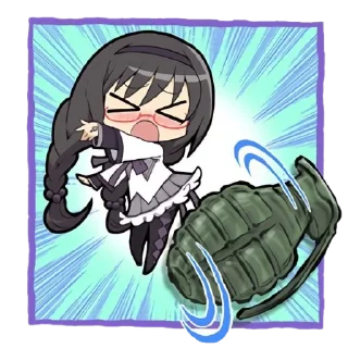 😖 emoji Madoka Magica @skdneux Telegram sticker 14 of 110