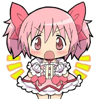 ✊ emoji Madoka Magica @skdneux Telegram sticker 3 of 110