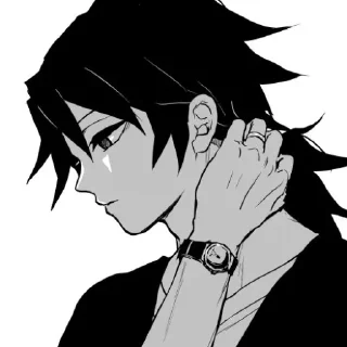 Sticker from Giyuu tomioka